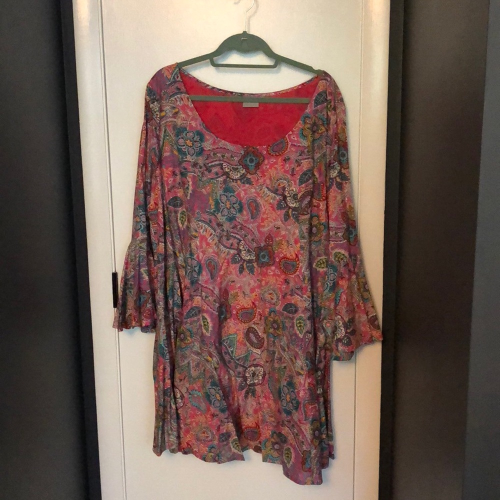 EShakti cotton swing dress 2x 22